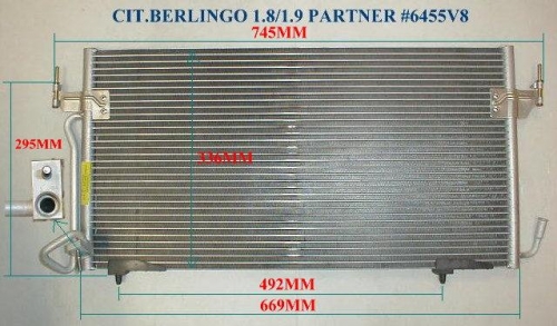 COND CIT.BERLINGO 1.8 1.9 R134