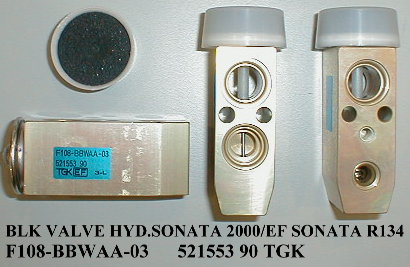 BLK VALVE HYD.SONATA 00' F108-BBWAB-01